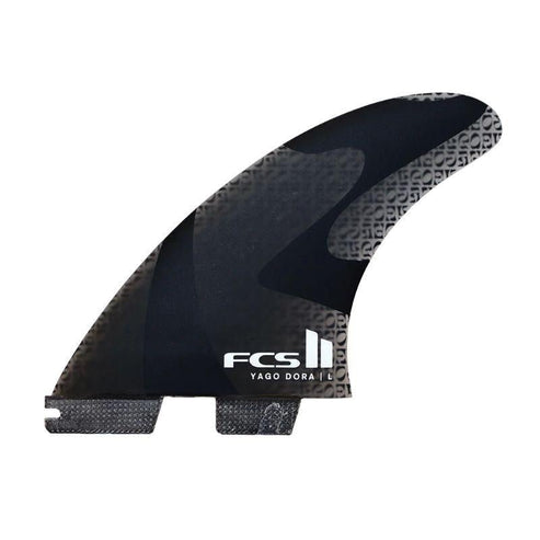 FCS II Thruster Yago Dora Performance Glass medium large Smoke Carver template