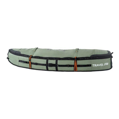 FCS Travel 3 Shortboard/Fish Wheelie Cover (6'7-7'6) Alpine - Must-Have for Surfers
