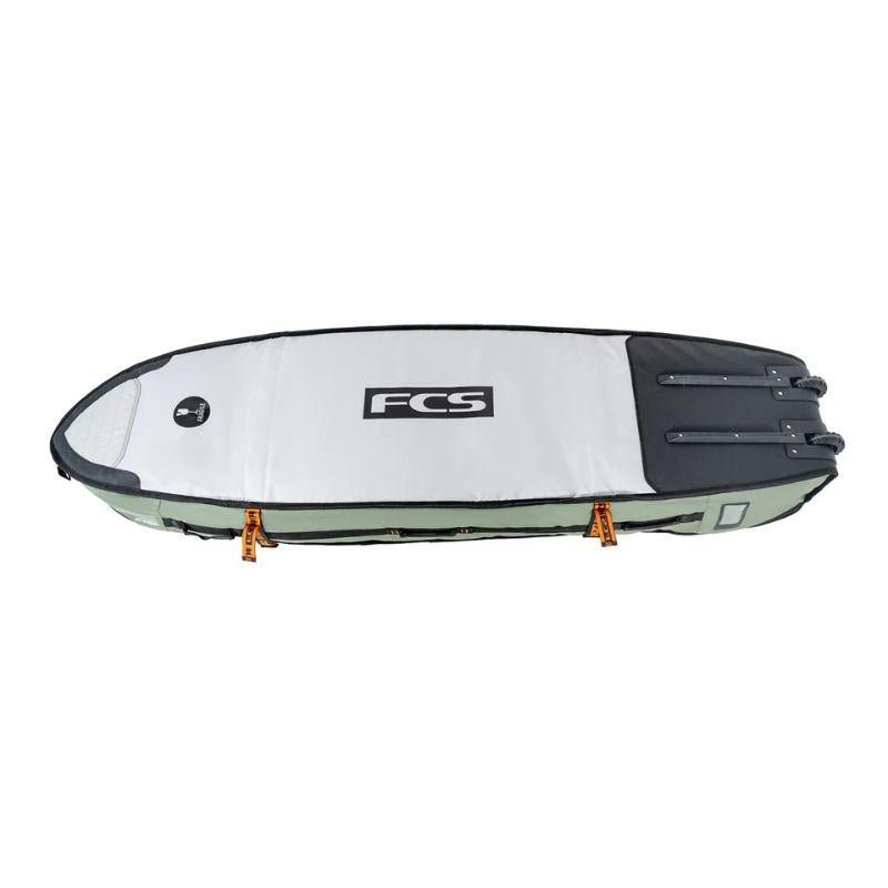 FCS Travel 3 Shortboard/Fish Wheelie Cover (6'7-7'6) Alpine - Must-Have for Surfers