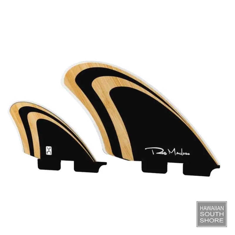 ROB MACHADO SEASIDE 4-Fin FCS2 Compatible Black Bamboo | Hawaiian 
