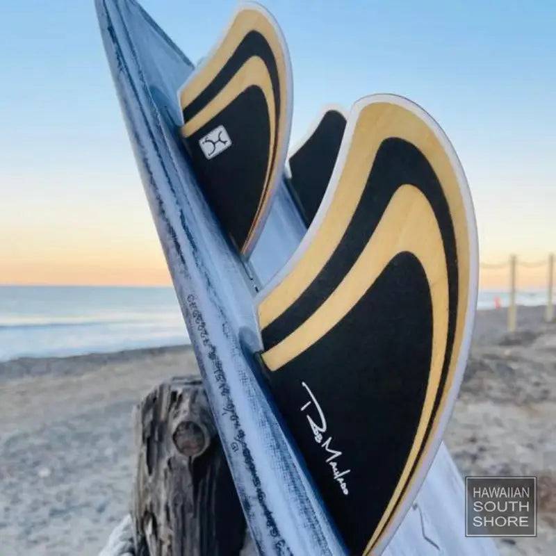 ROB MACHADO SEASIDE 4-Fin FCS2 Compatible Black Bamboo | Hawaiian 