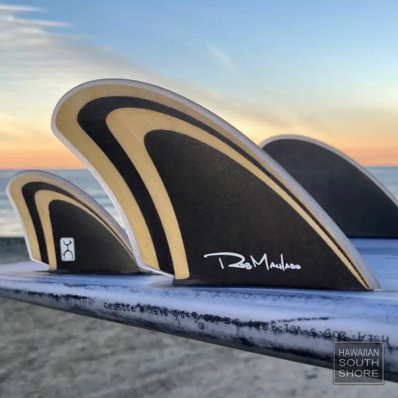 ROB MACHADO SEASIDE 4-Fin FUTURES Compatible Black Bamboo 