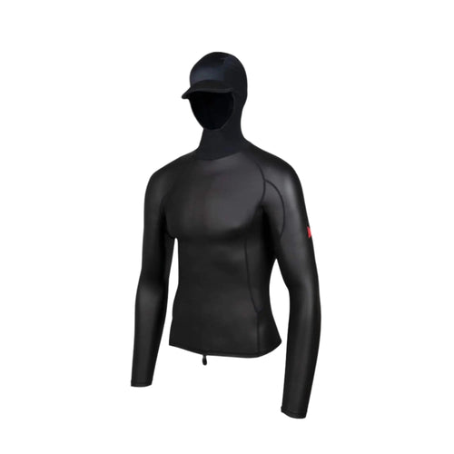 Florence Marine X Rashguard WINDSHIELD 2.0 Hooded (XLarge-XXLarge) Black
