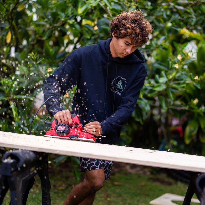 Florence Marine X Hoodie Sig Zane Kalo (Small - XXLarge) Black - Must - Have for Surfers