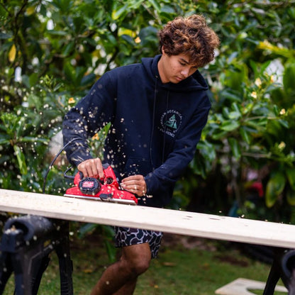 Florence Marine X Hoodie Sig Zane Kalo (Small - XXLarge) Black - Must - Have for Surfers