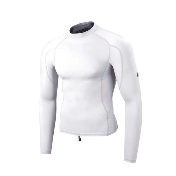 Florence Marine X Rashguard Longsleeve (Med - XLarge) White - Must - Have for Surfers