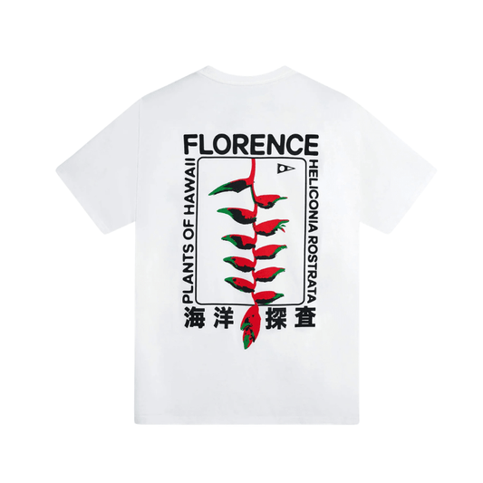 Florence Marine X T-Shirt Heliconia (Small-XLarge) White - Must-Have for Surfers