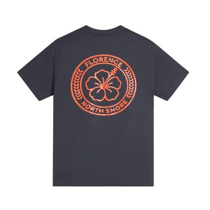 Florence Marine X T-Shirt Medallion (Small - Large) Stone Grey - Must - Have for Surfers