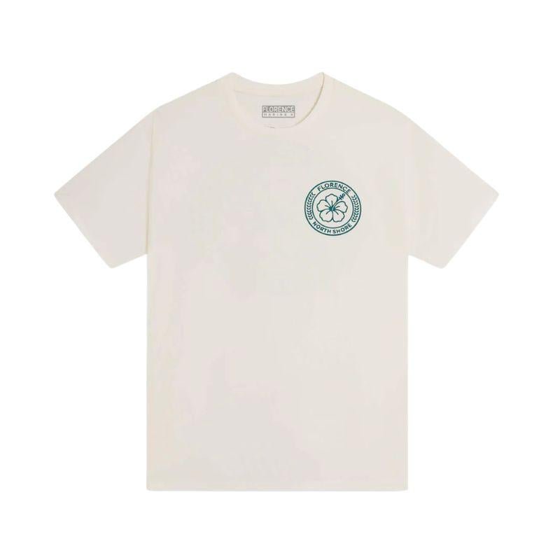 Florence Marine X T-Shirt Medallion (Small - XXLarge) Off White - Must - Have for Surfers