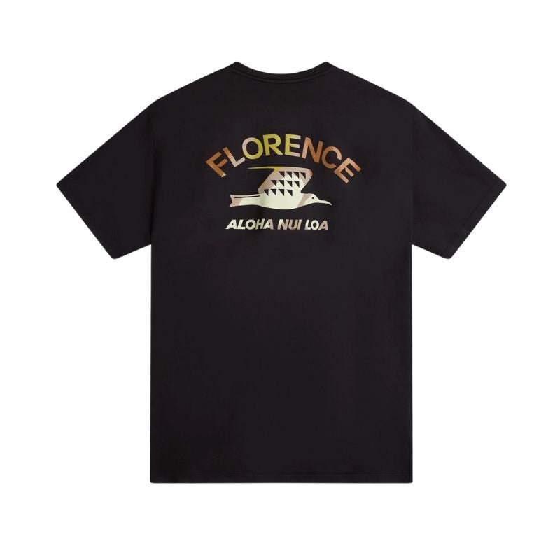 Florence Marine X T-Shirt NUI LOA (Large - XXLarge) Black - Must - Have for Surfers