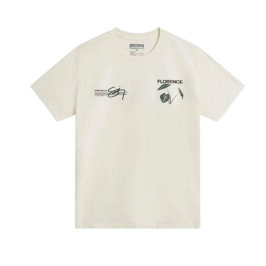 Florence Marine X T-Shirt Sig Zane Kalo (Small - XLarge) Off White - Must - Have for Surfers