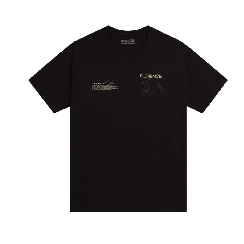 Florence Marine X T-Shirt Sig Zane Kalo (Small - XXLarge) Black - Must - Have for Surfers