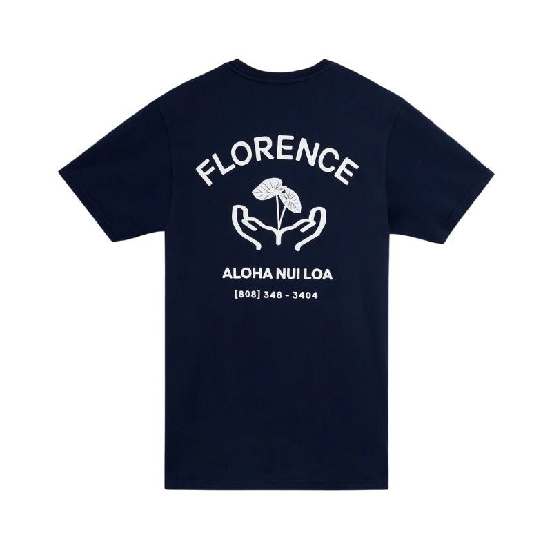 Florence Marine X T-Shirt Taro of Life (Small - XL) Navy - Must - Have for Surfers