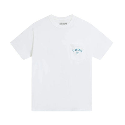 Florence Marine X T-Shirt Vela Pocket (Small - XLarge) White - Must - Have for Surfers