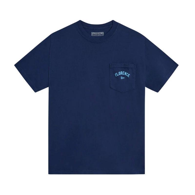 Florence Marine X T-Shirt Vela Pocket (Small - XXLarge) Navy - Must - Have for Surfers
