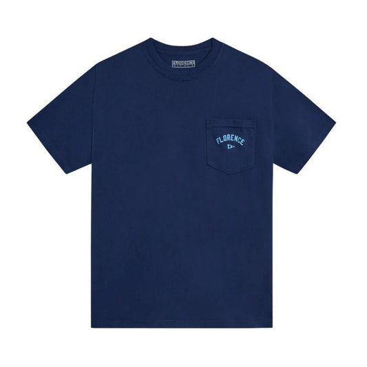 Florence Marine X T-Shirt Vela Pocket (Small - XXLarge) Navy - Must - Have for Surfers