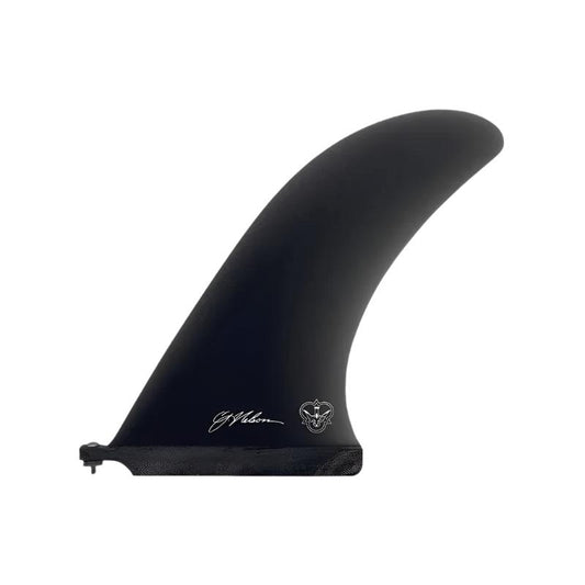 CJ Nelson CLASSIC PIVOT Longboard Fin Fiberglass 9.5"-10.5"/Black - Must-Have for Surfers