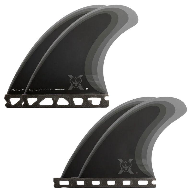 Flying Diamonds FDX1 Tri Quad Fin Set (Med - Large) - Must - Have for Surfers
