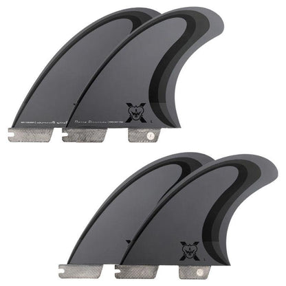 Flying Diamonds FDX1 Tri Quad Fin Set (Med - Large) - Must - Have for Surfers