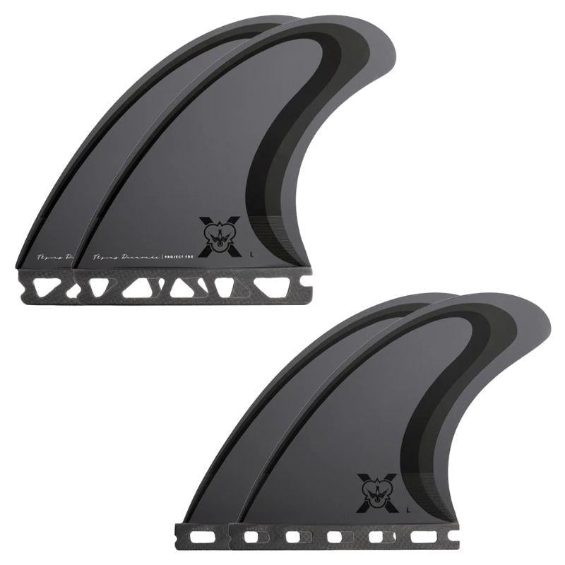 Flying Diamonds FDX1 Tri Quad Fin Set (Med - Large) - Must - Have for Surfers