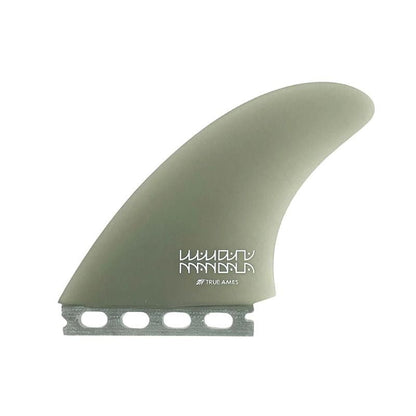Futures Compatible TWIN True Ames Mandala DELTA - V Solid Fiberglass Smoke - Must - Have for Surfers