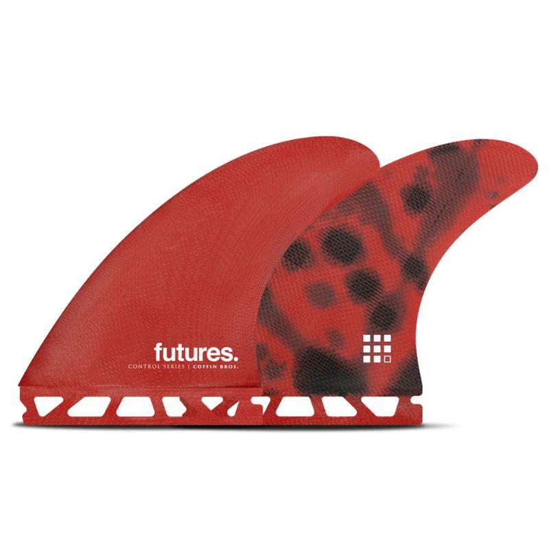 Futures THRUSTER Coffin Fiberglass Red/Black