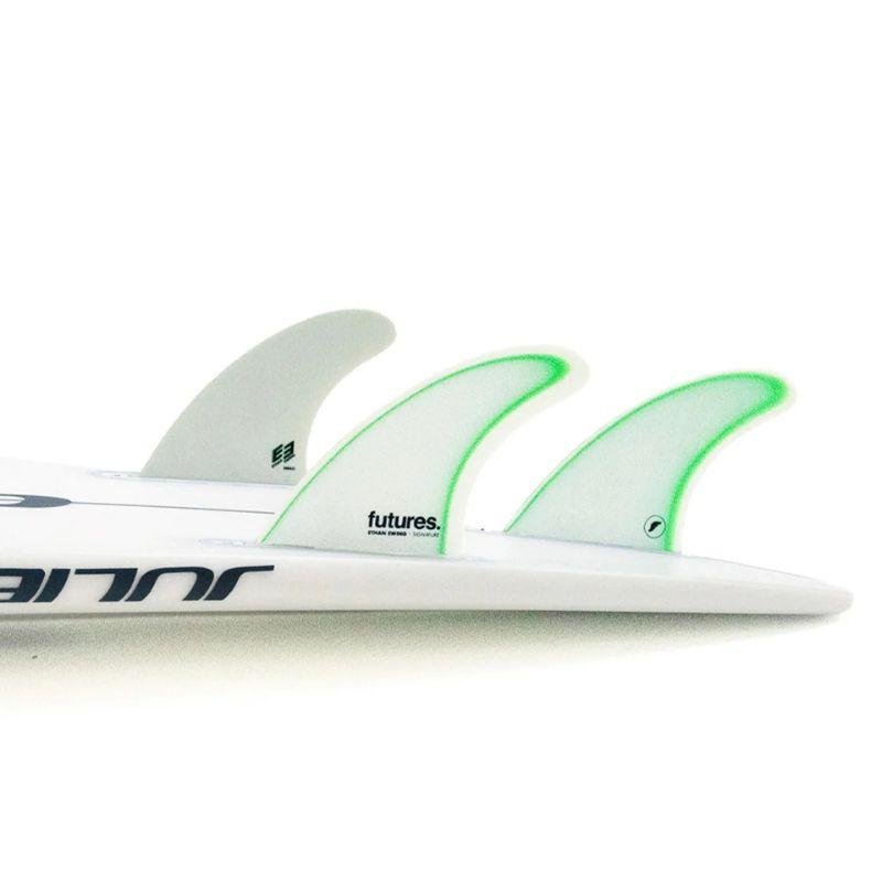 Futures THRUSTER Ethan Ewing Small Fiberglass White/Green