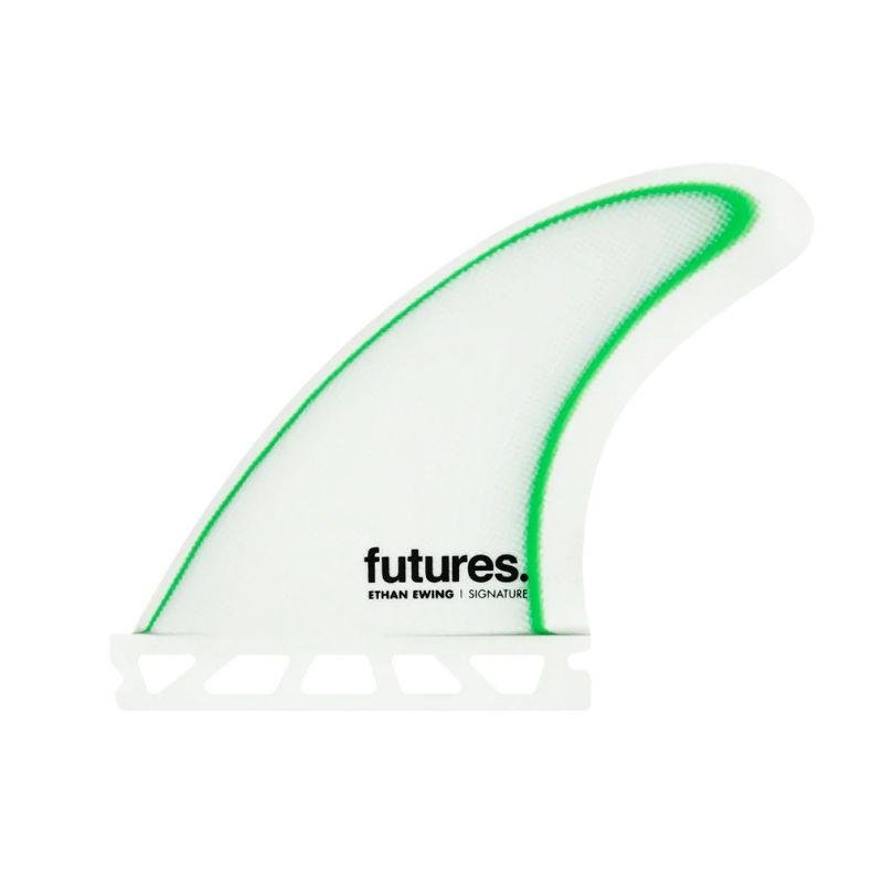 Futures THRUSTER Ethan Ewing Small Fiberglass White/Green