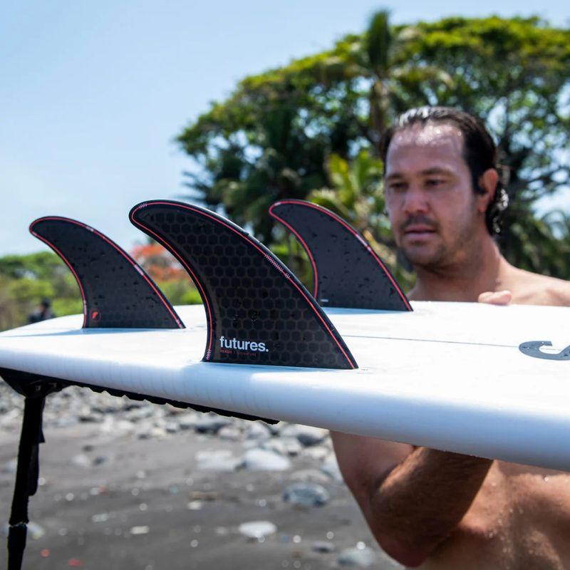 Futures THRUSTER Jordy Large Honeycomb Black/Red