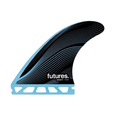 Futures THRUSTER Legacy R4 Honeycomb Small Rake Template Blue - Must - Have for Surfers