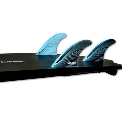 Futures THRUSTER Legacy R4 Honeycomb Small Rake Template Blue - Must - Have for Surfers