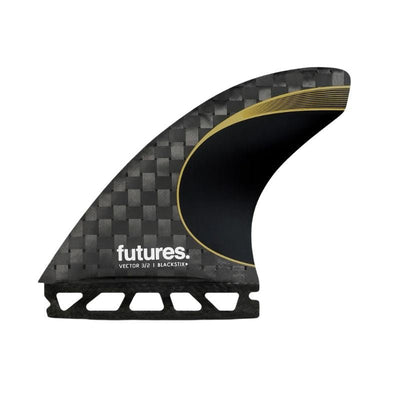 Futures THRUSTER Vector 3/2 Blackstix fin set