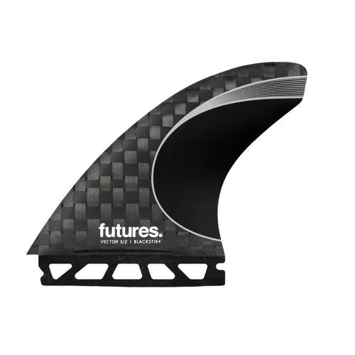 Futures THRUSTER Vector 3/2 Blackstix (Med | Large)