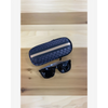 Grayson Glasses Case Black Croc-CLOTHING/BAG-HawaiianSouthShore