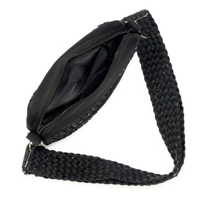 HA Bag Crossbody Drew Woven Noir - Must-Have for Surfers