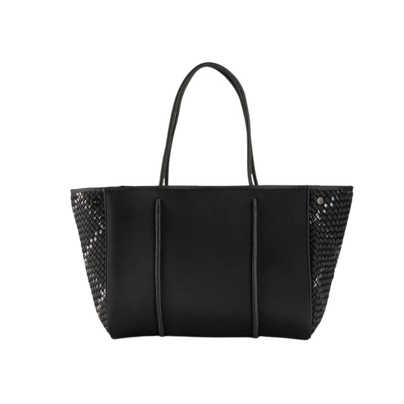 HA Tote Bag Grayson Noir Woven Black - Must - Have for Surfers