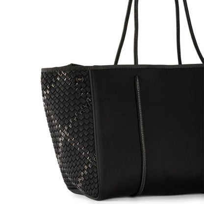 HA Tote Bag Grayson Noir Woven Black - Must - Have for Surfers