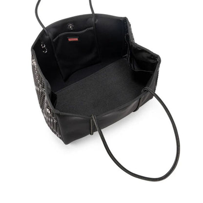 HA Tote Bag Grayson Noir Woven Black - Must - Have for Surfers