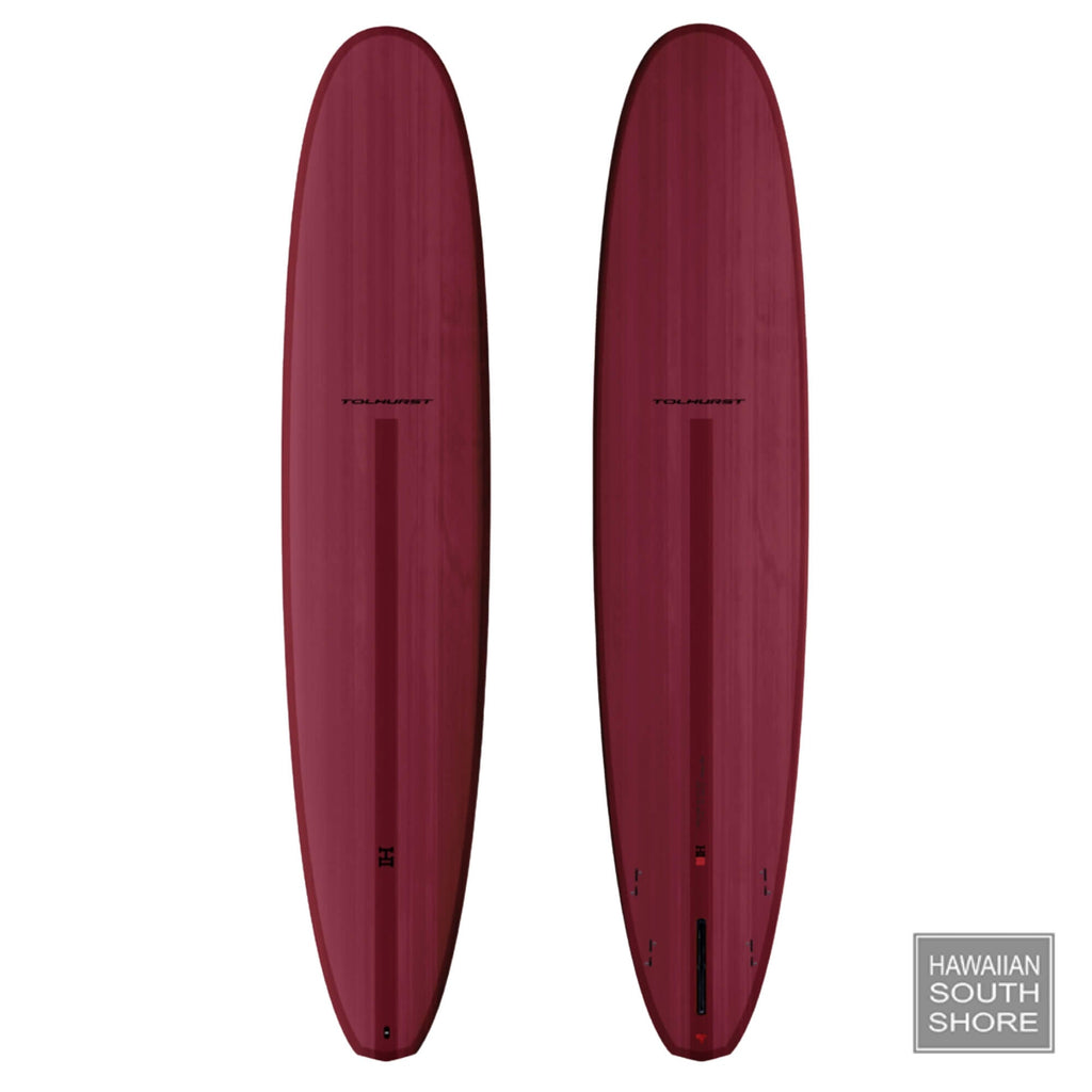 Harley Ingleby Diamond Drive 2.0 (9’6) 4+1 Fin FCS Thunderbolt Red Maroon SHOP SURFBOARDS Surf Shop and Clothing Boutique Honolulu