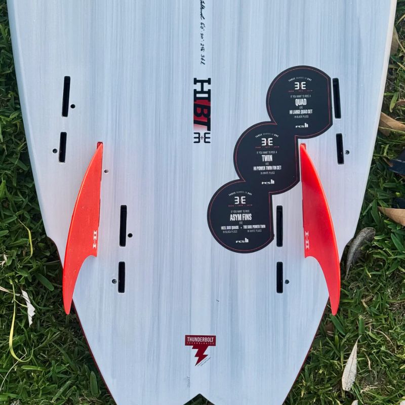 Harley Ingleby HIBT 3+3 Fins (5'10 - 7'2) Thunderbolt Red - Must - Have for Surfers