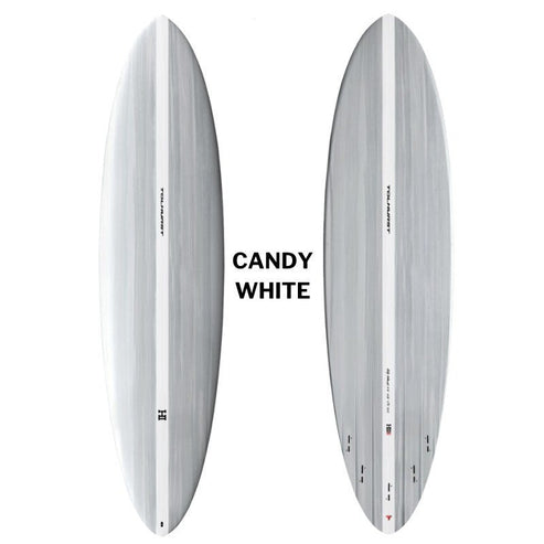 Harley Ingleby MID 6 Thunderbolt Red surfboard at Hawaiian South Shore Honolulu