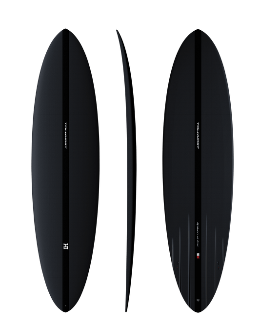 Thunderbolt Harley Ingleby MID 6 Mini Twin surfboard in Full Carbon, official Thunderbolt product photo