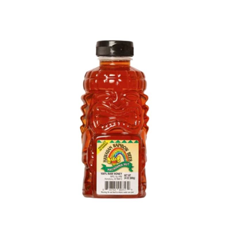 Hawaiian Rainbow Bees Honey Tiki Macadamia Nut - Must - Have for Surfers