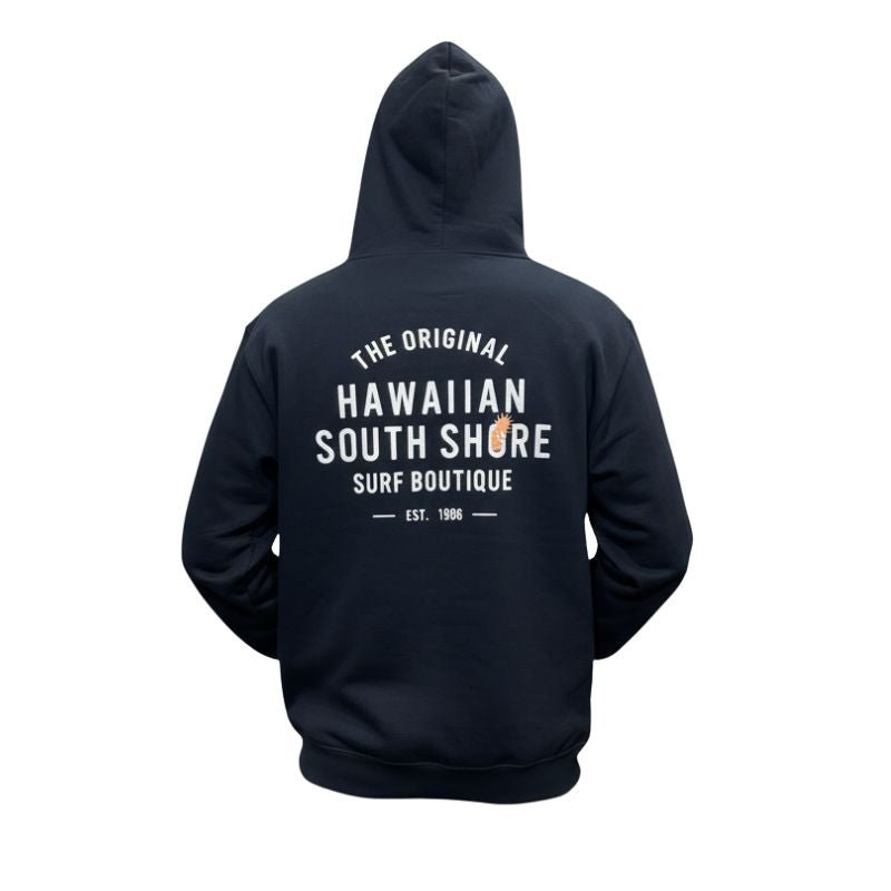 HawaiianSouthShore Hoodie 1996 (Small - 2XLarge) Navy - Must - Have for Surfers