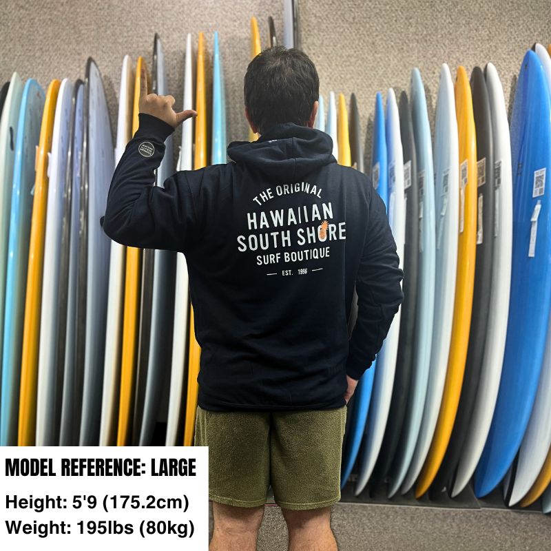 HawaiianSouthShore Hoodie 1996 (Small - 2XLarge) Navy - Must - Have for Surfers