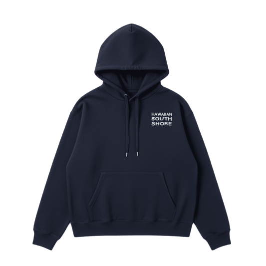 HawaiianSouthShore Hoodie Surf Supply (Small - XLarge) Navy - Must - Have for Surfers