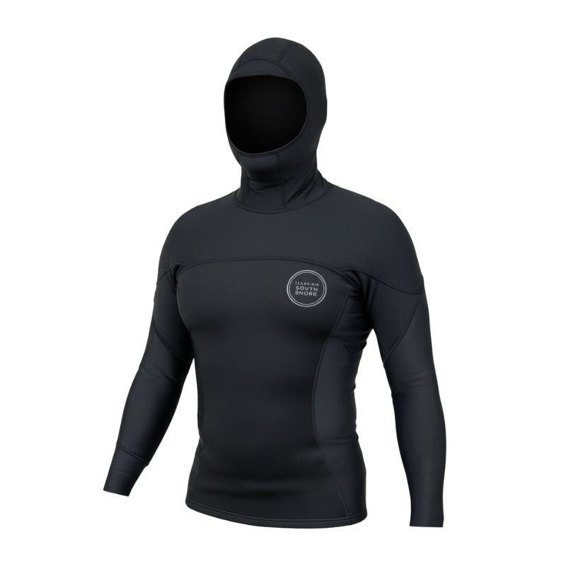 HawaiianSouthShore Hybrid Hooded Wet Rash w/ Thumbhole (Small - XXLarge) - Must - Have for Surfers