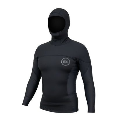 HawaiianSouthShore Hybrid Hooded Wet Rash w/ Thumbhole (Small - XXLarge) - Must - Have for Surfers