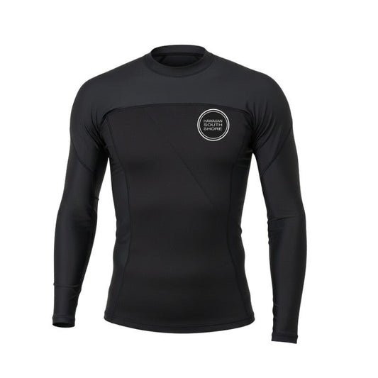 HawaiianSouthShore Hybrid Wet/RashGuard Ltd. (Small - XXLarge) Black - Must - Have for Surfers