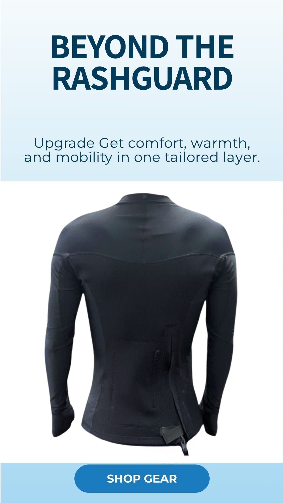 HawaiianSouthShore Hybrid Wet/RashGuard Ltd. (Small - XXLarge) Black - Must - Have for Surfers